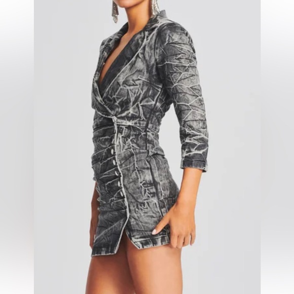 Retrofête WILLA DRESS Size Medium Rain Color - Picture 3 of 10